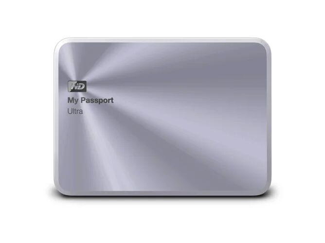Western Digital Disco HDD Externo WESTERN DIGITAL My Passport Ultra (Plata - 1 TB - USB 3.0)