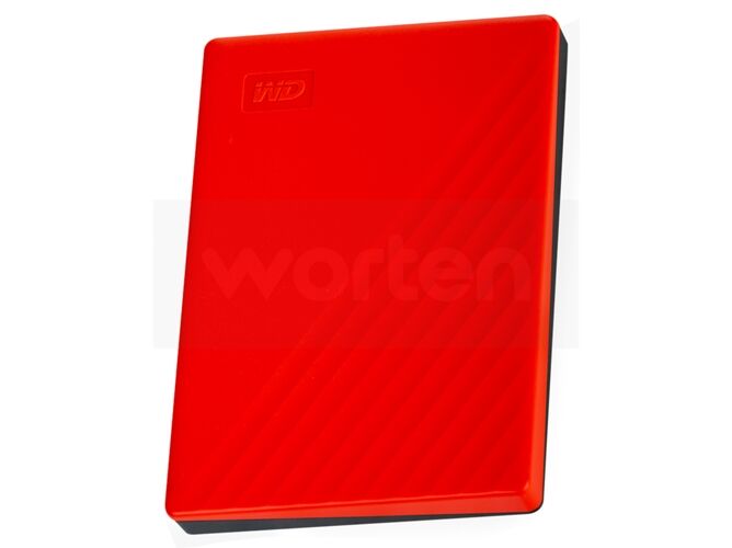 Western Digital Disco HDD Externo WESTERN DIGITAL My Passport Worldwide (Rojo - 2 TB - USB 3.0)