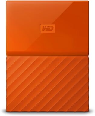 Western Digital Disco HDD Externo WESTERN DIGITAL My Passport 1 TB (Naranja - 1 TB - USB 3.0)