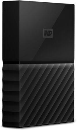 Western Digital Disco HDD Externo WESTERN DIGITAL My Passport 1 TB (Negro - 1 TB - USB 3.0)