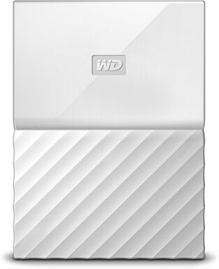 Western Digital Disco HDD Externo WESTERN DIGITAL My Passport (Blanco - 2 TB - USB 3.0)