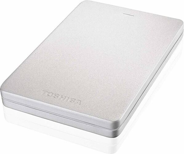 Toshiba Disco HDD Externo TOSHIBA Canvio Alu (Plata - 1 TB - USB 3.0)