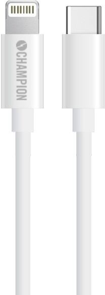 Champion Usb-C 3.1 Til Lightning Kabel - Mfi - Hvid - 1 M