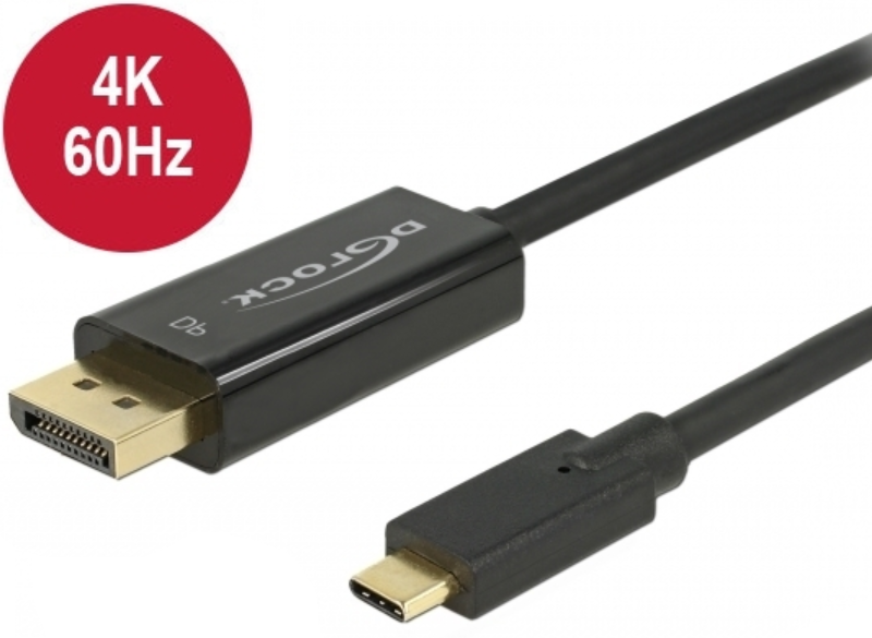 Delock Usb-C 3.1 Til Displayport Kabel - 4k - 60hz - 3 M