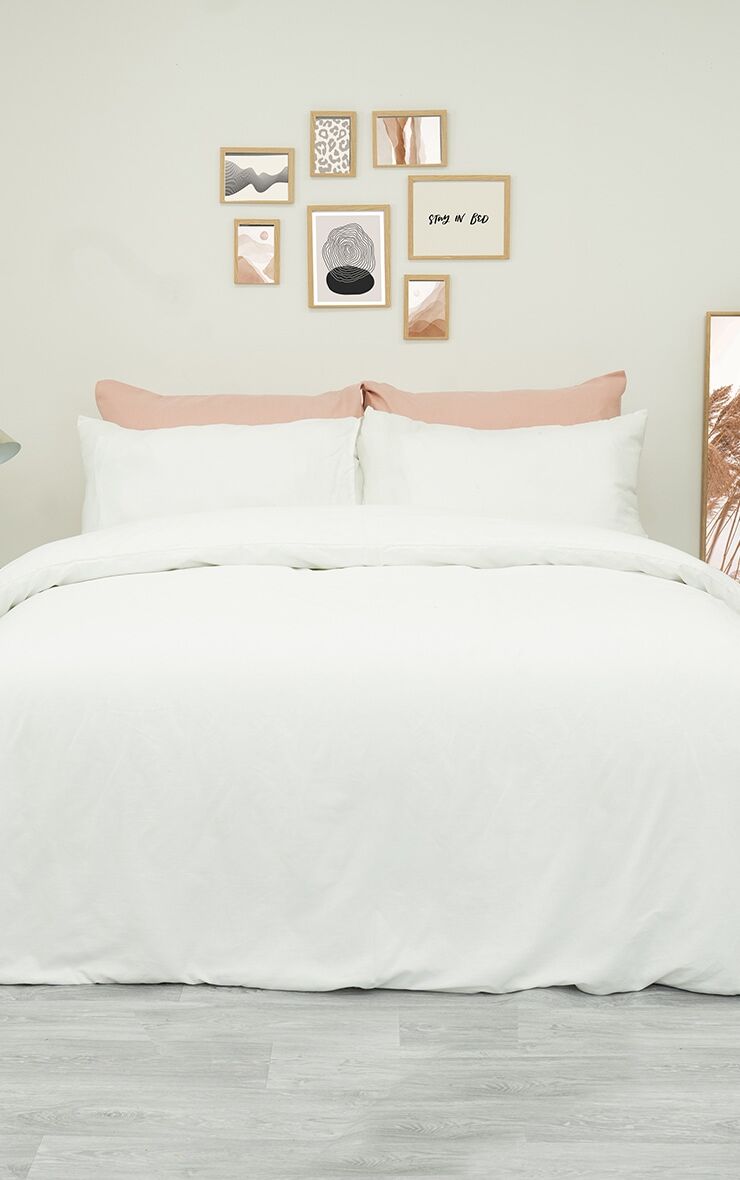 PrettyLittleThing White Soft Touch King Duvet  - White - Size: King