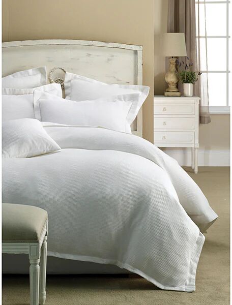 Rans Paris Waffle Quilt Cover Set - White