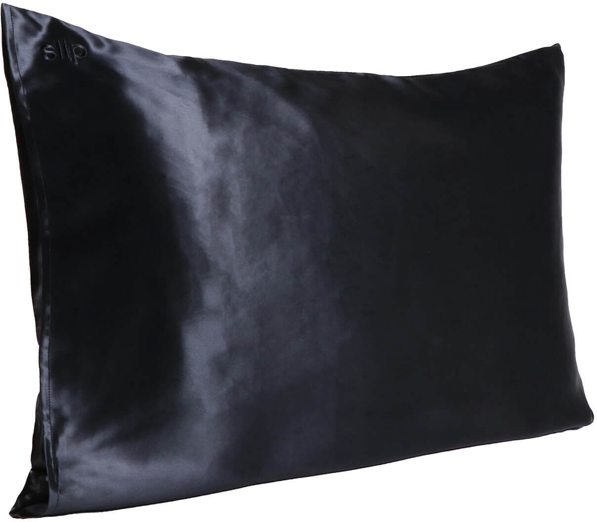 Slip Silk Pillowcase - Queen (Various Colours) - Black