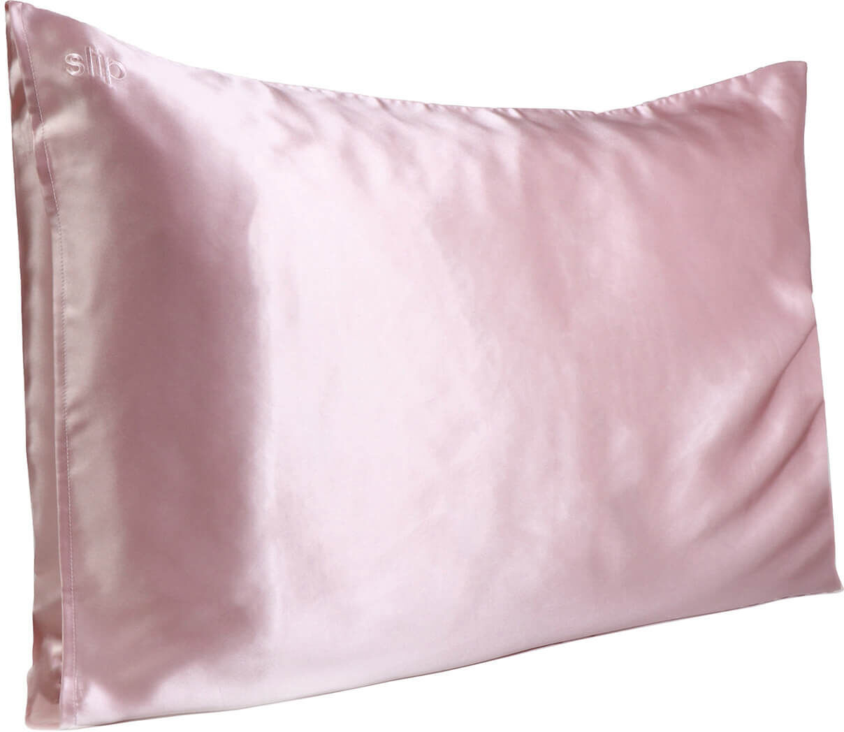 Slip Silk Pillowcase - Queen (Various Colours) - Pink