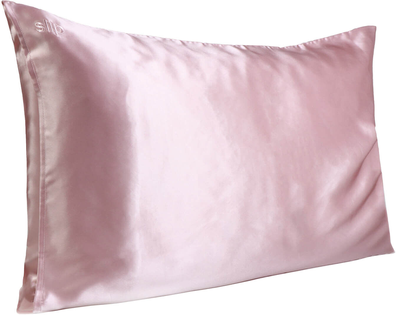 Slip Silk Pillowcase King (Various Colours) - Pink