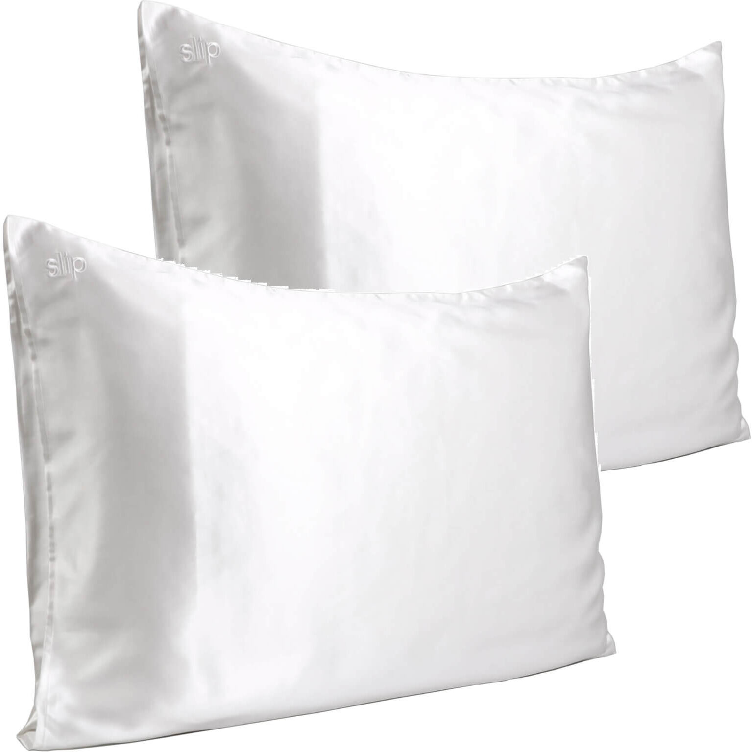 Slip Pure Silk Pillowcase Duo - Queen - White