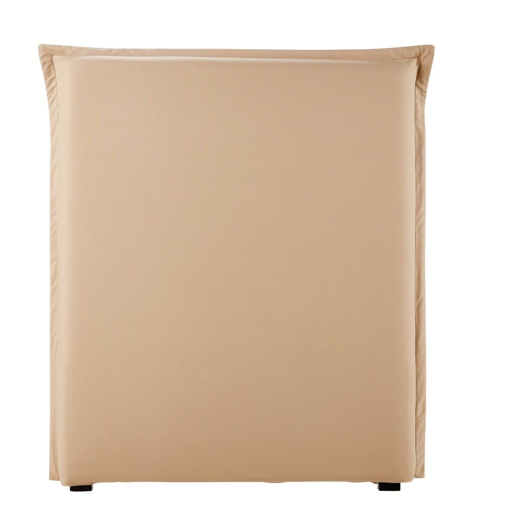 Maisons du Monde Housse de tête de lit 90 en coton beige