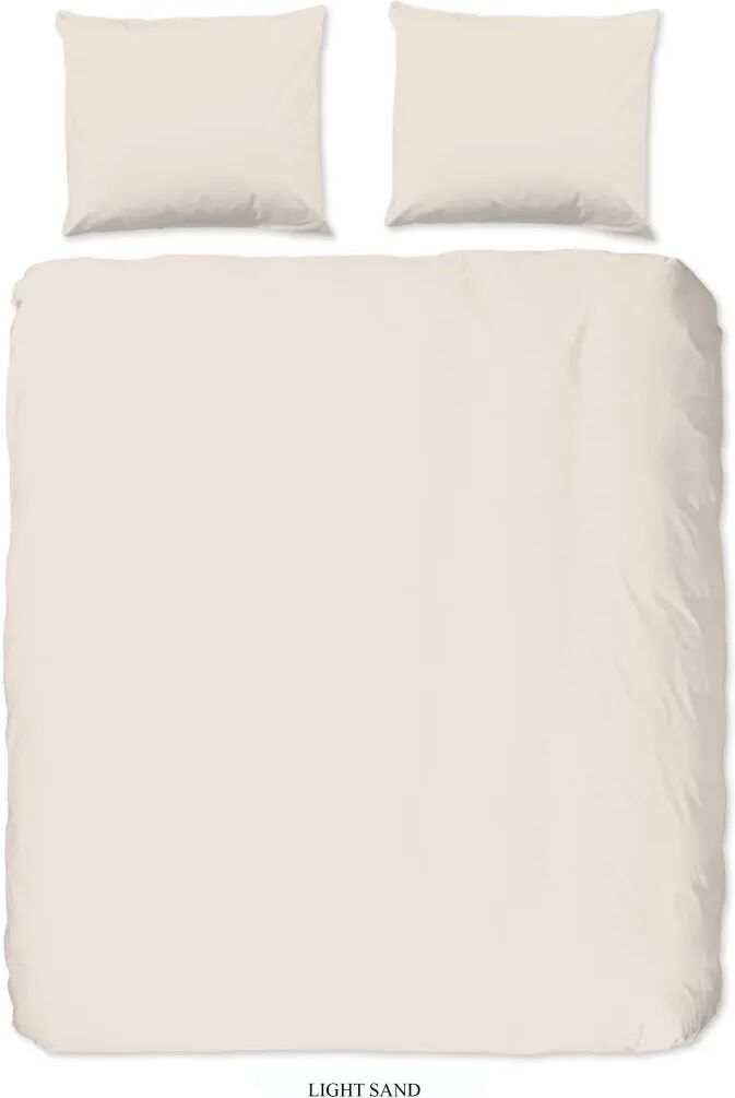 Good Morning Housse de couette Uni 200x200/220 cm Beige clair