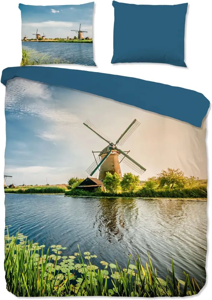 Good Morning Housse de couette WINDMILL 200x200/220 cm Multicolore