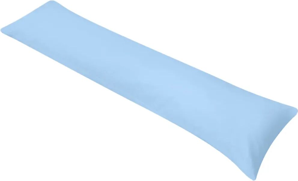 vidaXL Oreiller de corps 40 x 145 cm Bleu