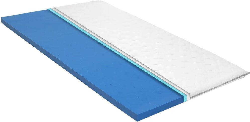 vidaXL Sur-matelas 80 x 200 cm Mousse à mémoire de forme Visco 6 cm