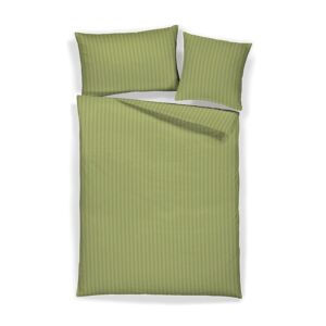 HOME FASHION Bettbezug »Perkal-Seersucker, 100 % Baumwolle«, (1 St.) grün  B/L: 240 cm x 240 cm