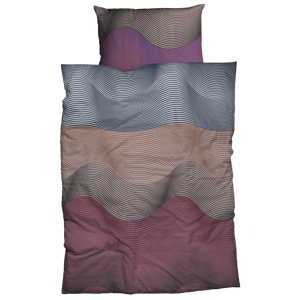 Nobilium Bettbezug »Corin, 100 % Baumwoll-Satin«, (1 St.) violett  B/L: 200 cm x 210 cm