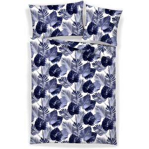 HOME FASHION Kissenbezug »Blues, 100 % Baumwoll-Satin«, (1 St.) blau  B/L: 65 cm x 65 cm