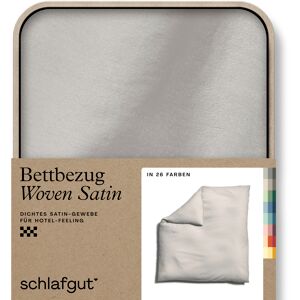 Schlafgut Bettbezug »Woven Satin«, (1 St.), besonders dicht gewebt, Mix &... Sand Light  B/L: 200 cm x 200 cm