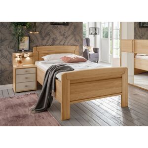 WIEMANN Holzbett »Kiruna, schöner Landhausstil, Made in Germany«, 4-fache... Eiche teilmassiv