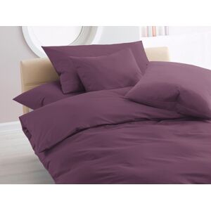 Nobilium Bettbezug »Satin UNI«, (1 St.), verdeckter Reissverschluss mauve  B/L: 240 cm x 240 cm