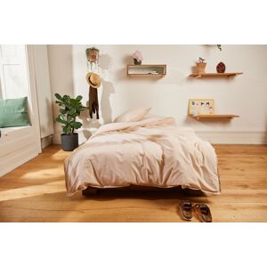 Journey Living Bettbezug »Nyholm, Baumwoll-Tencel«, (1 St.) goldfarben  B/L: 160 cm x 210 cm