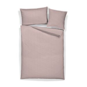 HOME FASHION Kissenbezug »Halbleinen, 50 % Leinen, 50 % Baumwolle«, (1 St.) mauve  B/L: 65 cm x 100 cm