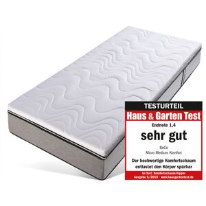 Beco Topper »Micro Medium Komfort«, (1 St.), Topper in 90x200 cm und weiteren... weiss