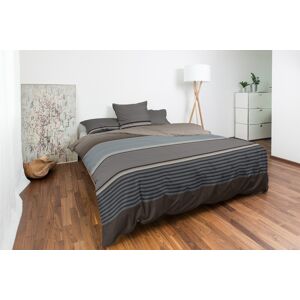 Night Fashion Bettbezug »Orsa«, (1 St.) braun/grau  B/L: 160 cm x 210 cm