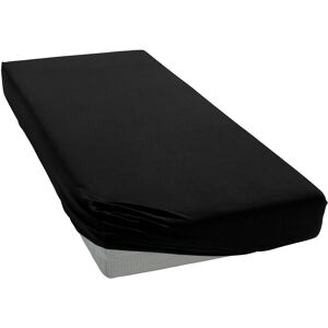 bellana Spannbettlaken »Zwirn-Elasthan deluxe in Gr. 90x200, 140x200 oder... schwarz