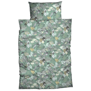 Nobilium Bettbezug »Monica, 100 % Baumwoll-Satin«, (1 St.) grün  B/L: 160 cm x 240 cm