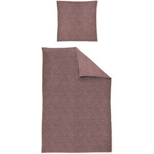 Irisette Bettwäsche »Mink 8835«, (2 tlg.), einzigartige kuschelig weiche... mauve