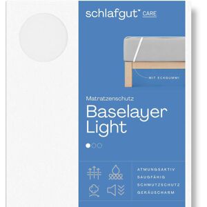 Schlafgut Matratzenauflage »Baselayer Matratzenschutz Light«, (1 St.), mit... weiss