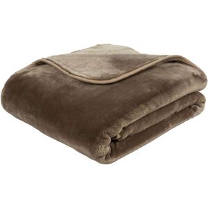 Gözze Wohndecke »Premium Cashmere Feeling«, mit premium Cashmere Feeling,... taupe Größe