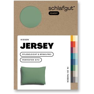 Schlafgut Kissenbezug »EASY Jersey«, (1 St.), Kissenhülle mit... Green Mid Größe B/L: 40 cm x 60 cm