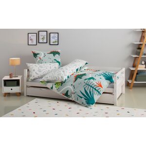 Lüttenhütt Kinderbettwäsche »CUDDLEE«, (2 tlg.), in vielen Designs verfügbar:... Dinosaurier Größe