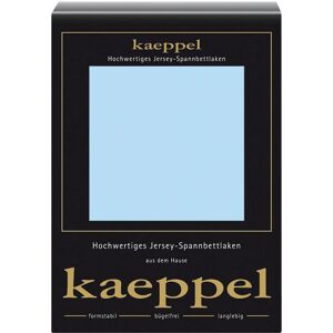 Kaeppel Spannbettlaken »Single Jersey Mako Cotton«, Bettlaken aus 100% Baumwolle hellblau Größe