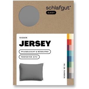 Schlafgut Kissenbezug »EASY Jersey«, (1 St.), Kissenhülle mit... Grey Mid Größe B/L: 60 cm x 80 cm