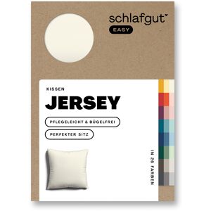 Schlafgut Kissenbezug »EASY Jersey«, (1 St.), Kissenhülle mit... Yellow Light Größe B/L: 80 cm x 80 cm