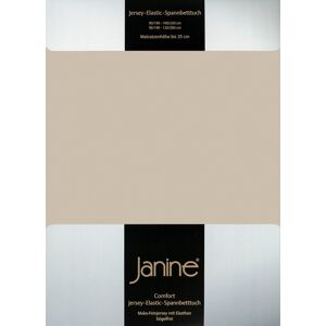 Janine Spannbettlaken »ELASTIC 5002«, für Matratzen bis 35 cm Höhe, 95%... naturell Größe