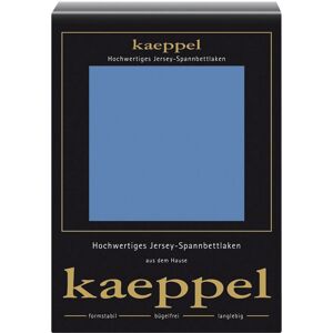 Kaeppel Spannbettlaken »Single Jersey Mako Elasthan«, aus 97% Baumwolle und... stahlblau Größe