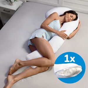 Dreamolino SwanPillow ergonomisches Seitenschläferkissen inkl. Kissenbezug