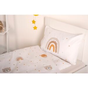 Baby Best Flanell Wende-Bettwäsche 40x60 / 100x135 cm weiss