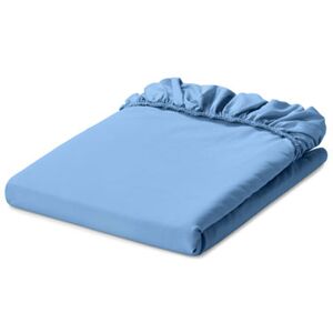 Perkal-Fixleintuch - Tchibo - Blau Baumwolle Blau  unisex