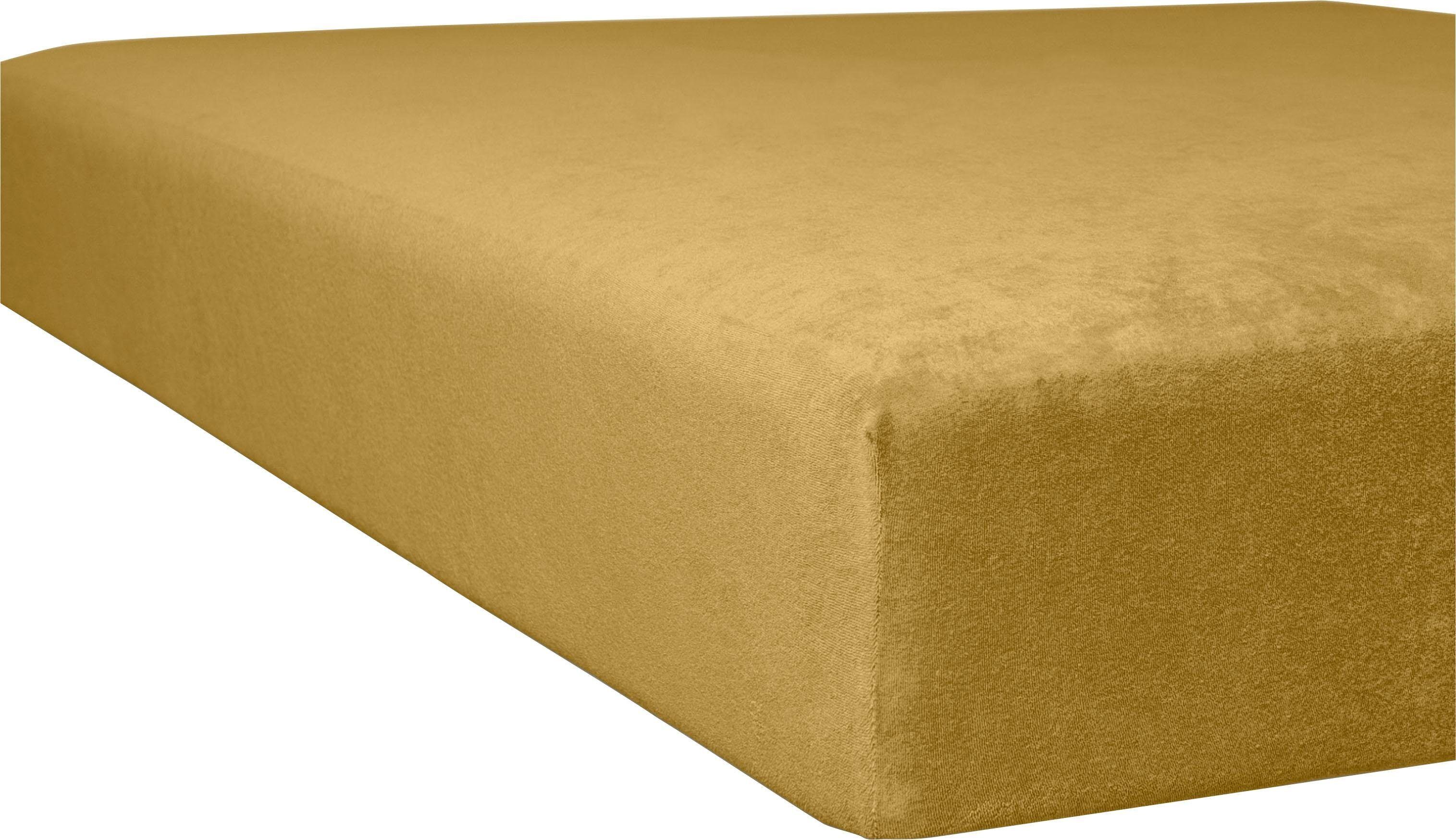 Kneer Massageliegenbezug »Flausch-Frottee«, (1 St.), flauschig weich beige