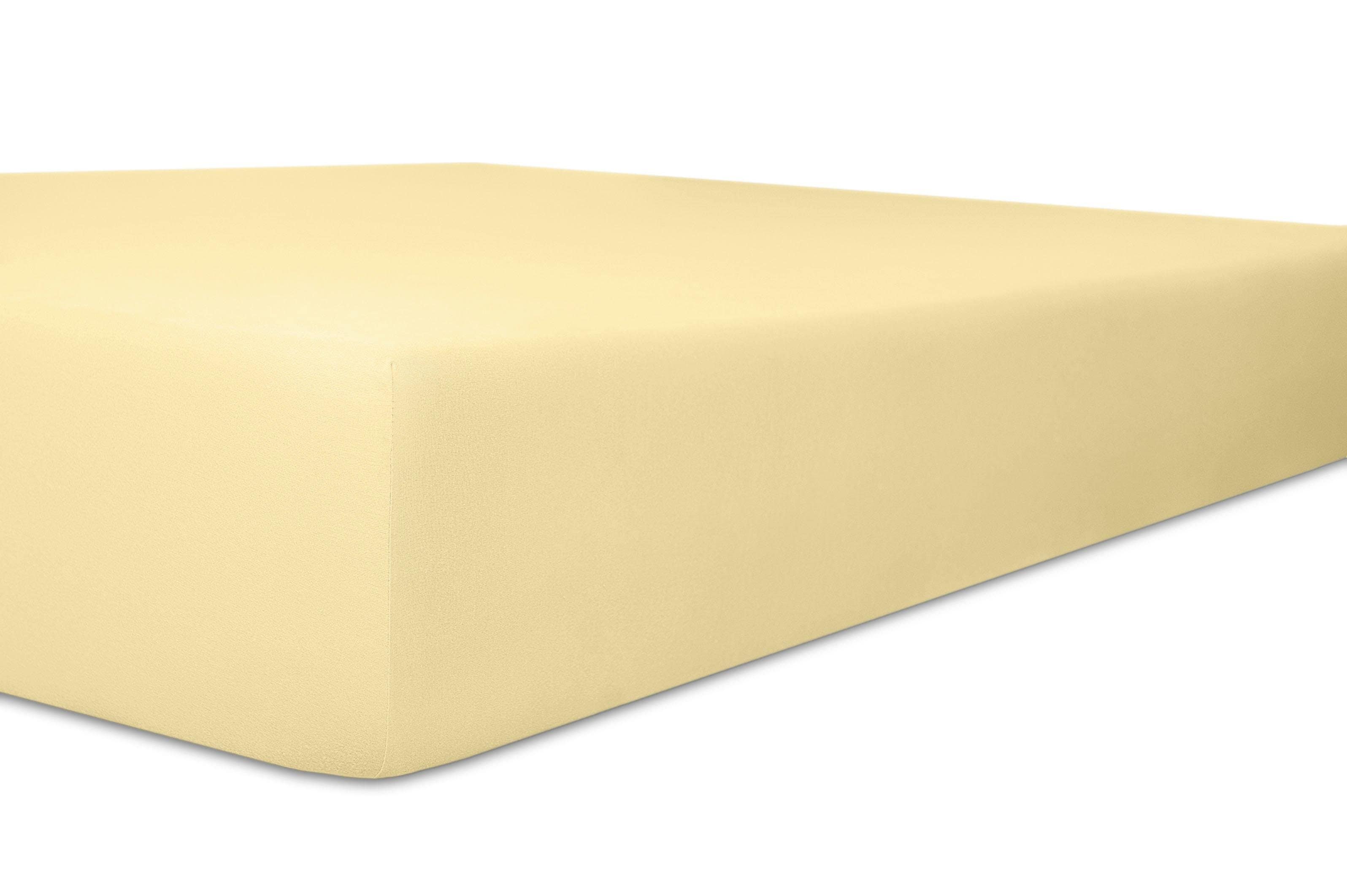 Kneer Spannbettlaken »Easy-Stretch«, (1 St.), optimaler Sitz beige