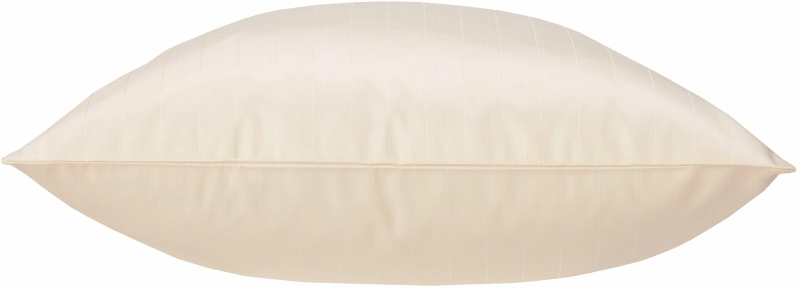 Curt Bauer Kissenbezug »Ferrara«, (1 St.), mit Nadelstreifen beige  1x 40x40 cm