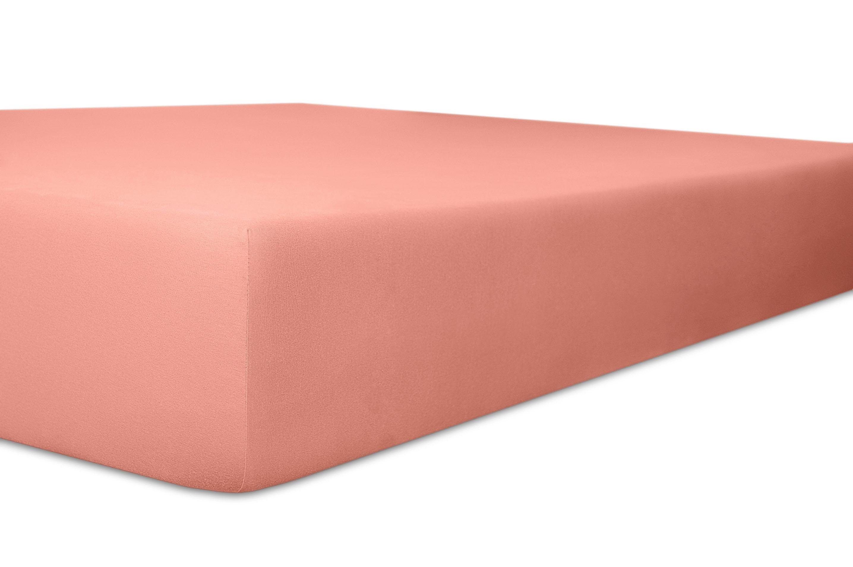 Kneer Spannbettlaken »Exclusive-Stretch«, (1 St.), optimaler Sitz rosa