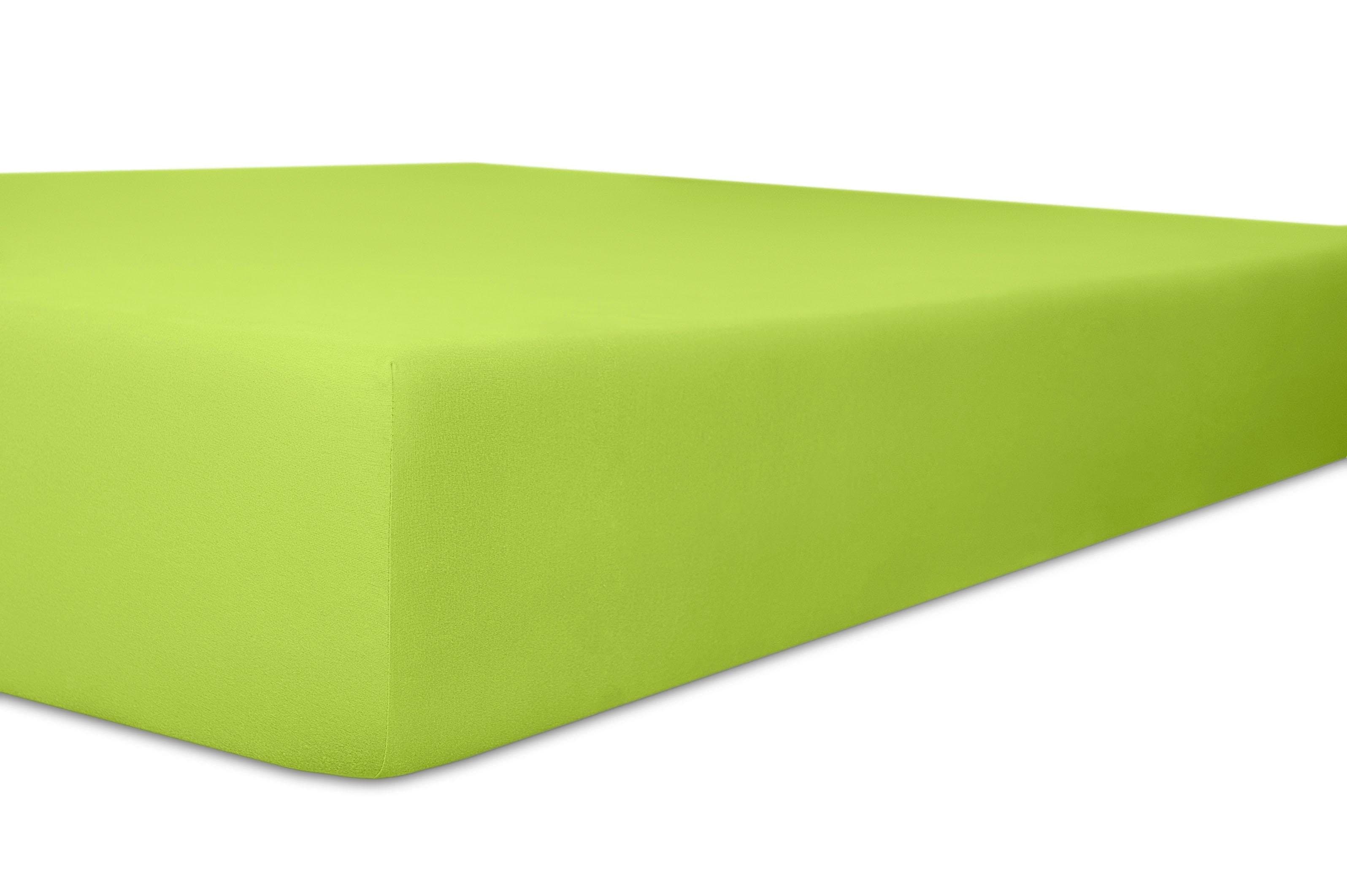 Kneer Spannbettlaken »Exclusive-Stretch«, (1 St.), optimaler Sitz grün