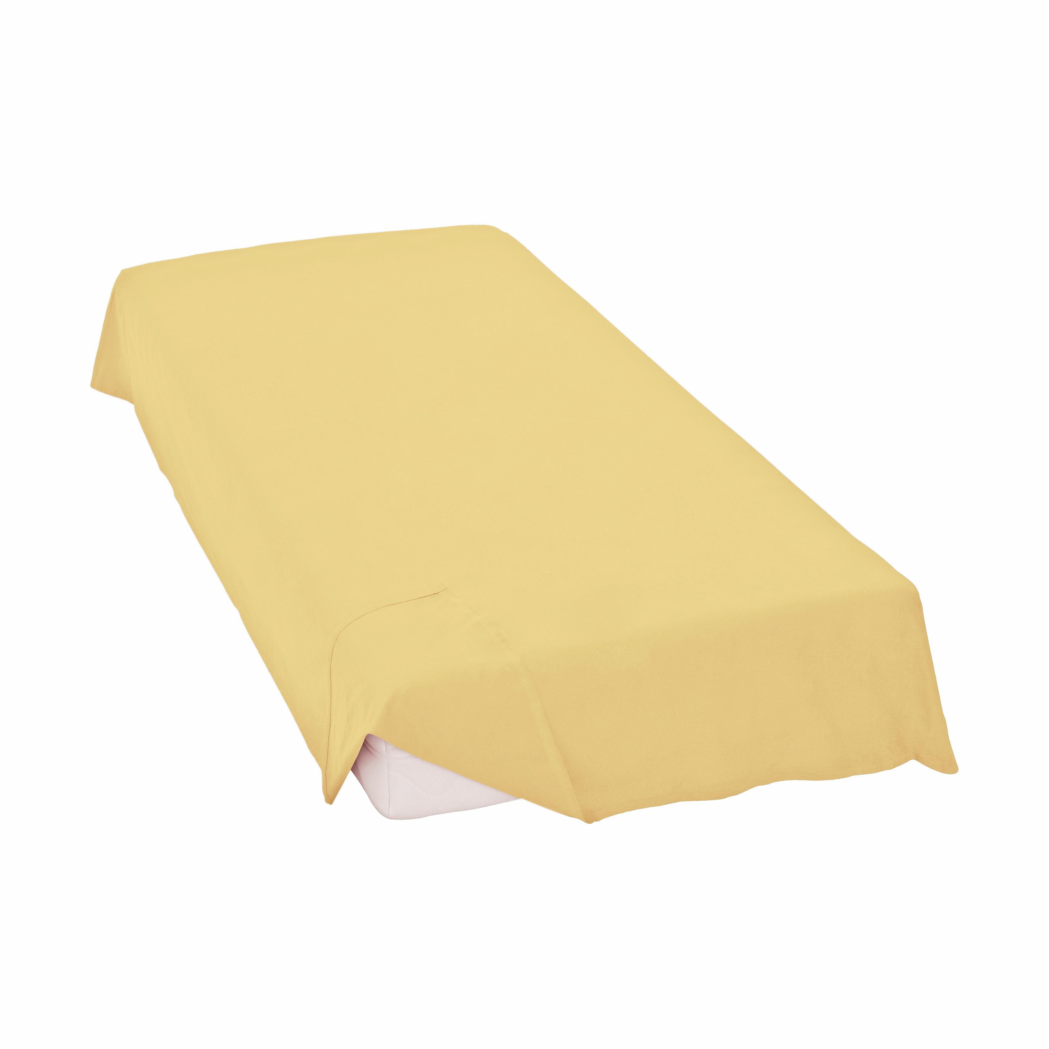 Schlafgut Bettlaken »Linon-Haustuch«, (1 St.), ohne Gummizug beige